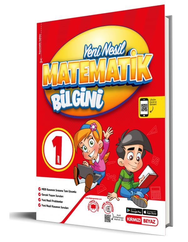 Kırmızı Beyaz 1 Sınıf Yeni Nesil Matematik Bilgini